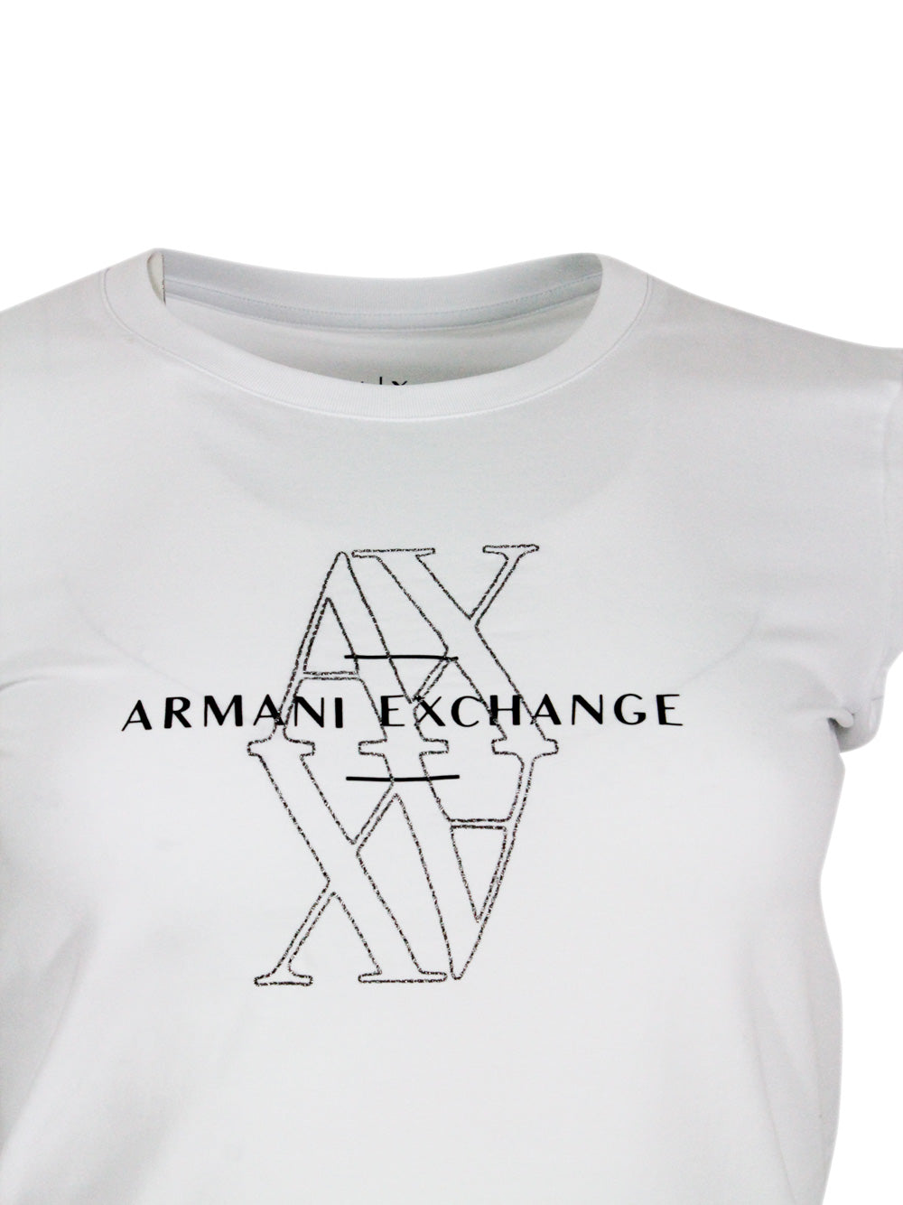 Armani Exchange T-Shirts And Polos White 100co