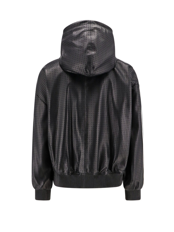 Off White Jackets Black Pelle