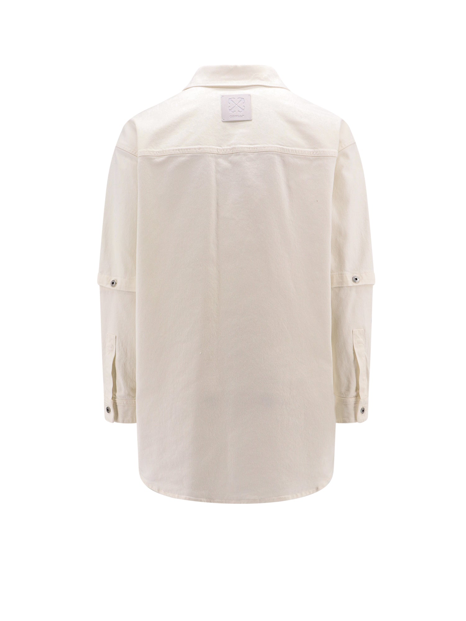 Off White Shirts Cotone Organico Elastan