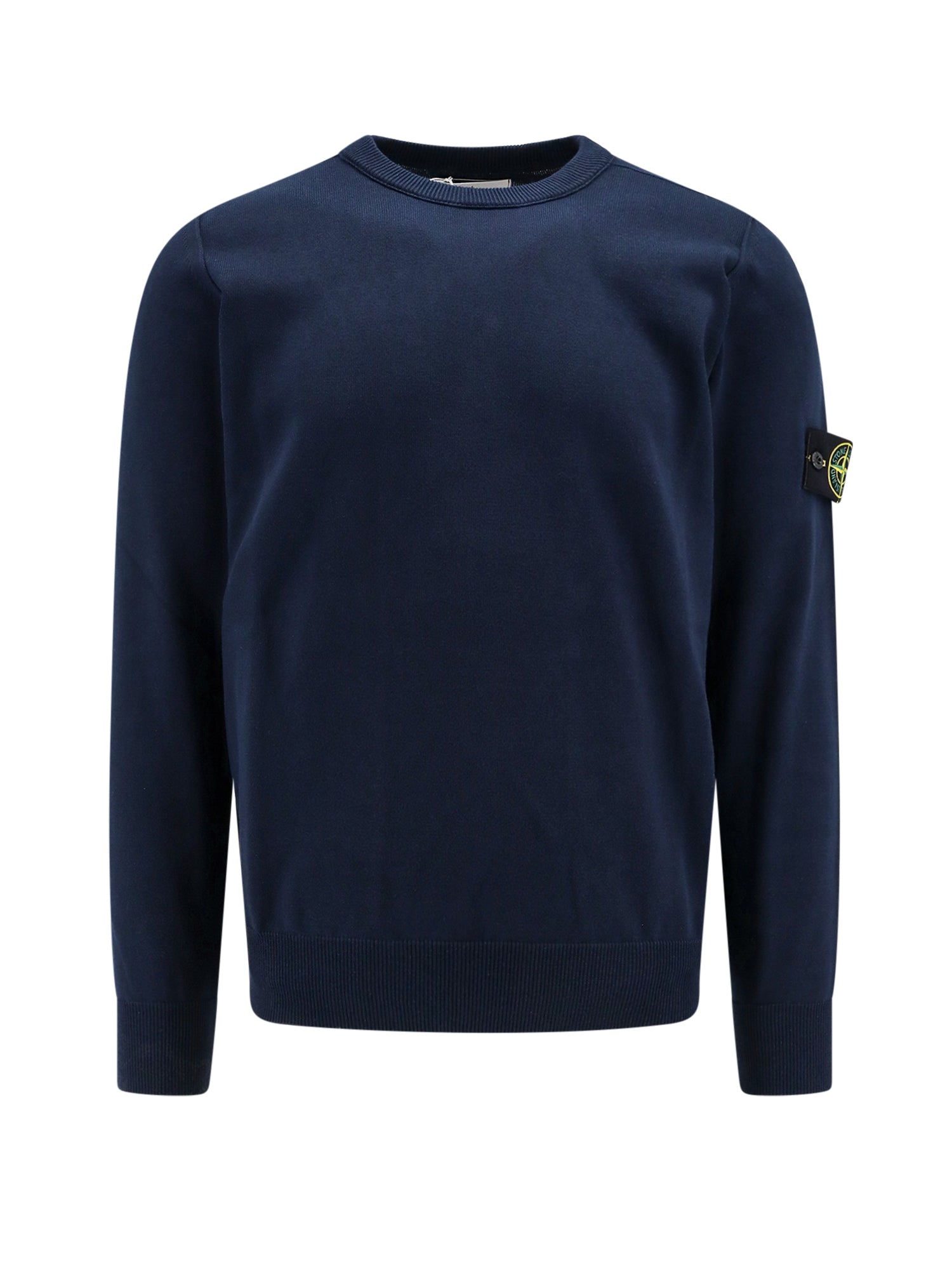 Stone Island Sweaters Blue Cotone Organico