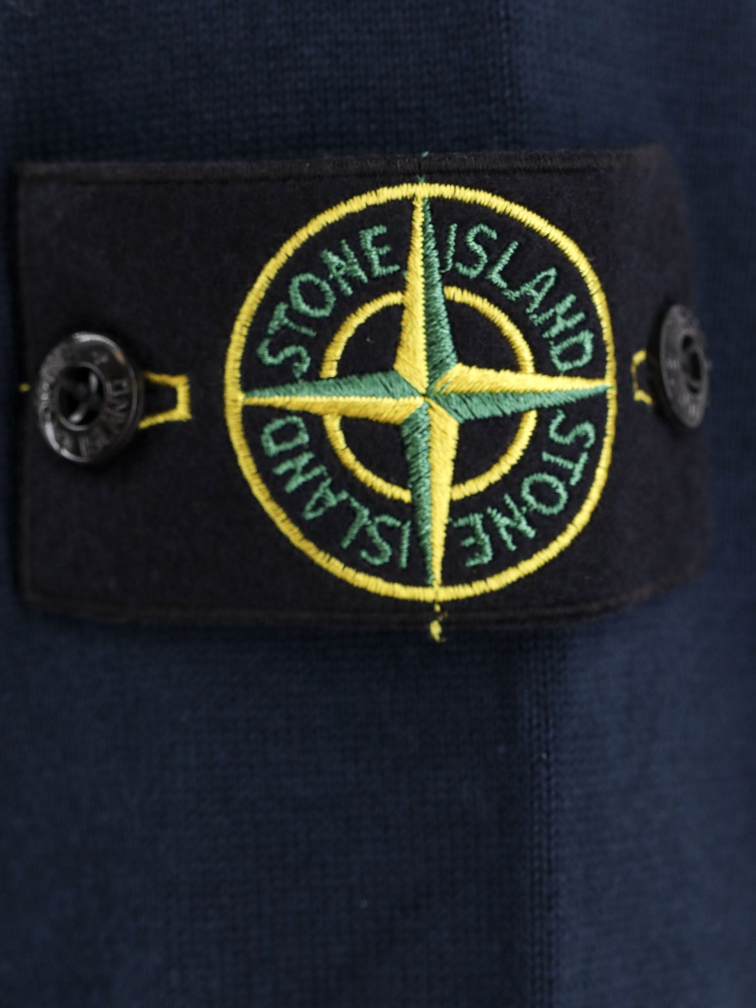Stone Island Sweaters Blue Cotone Organico