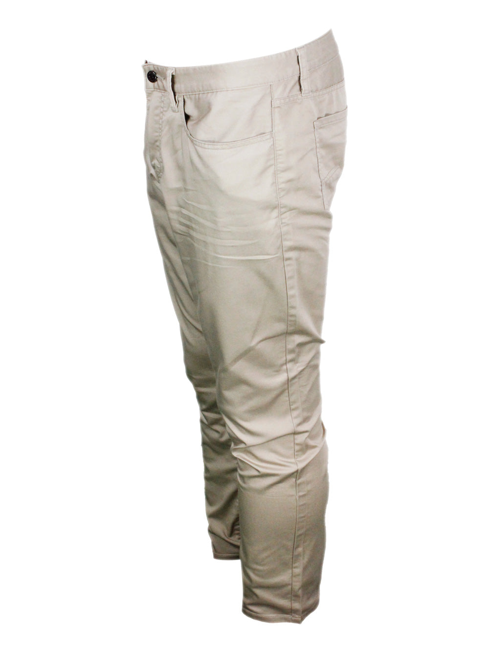 Armani Exchange Trousers Beige 60co 35pl 2ea
