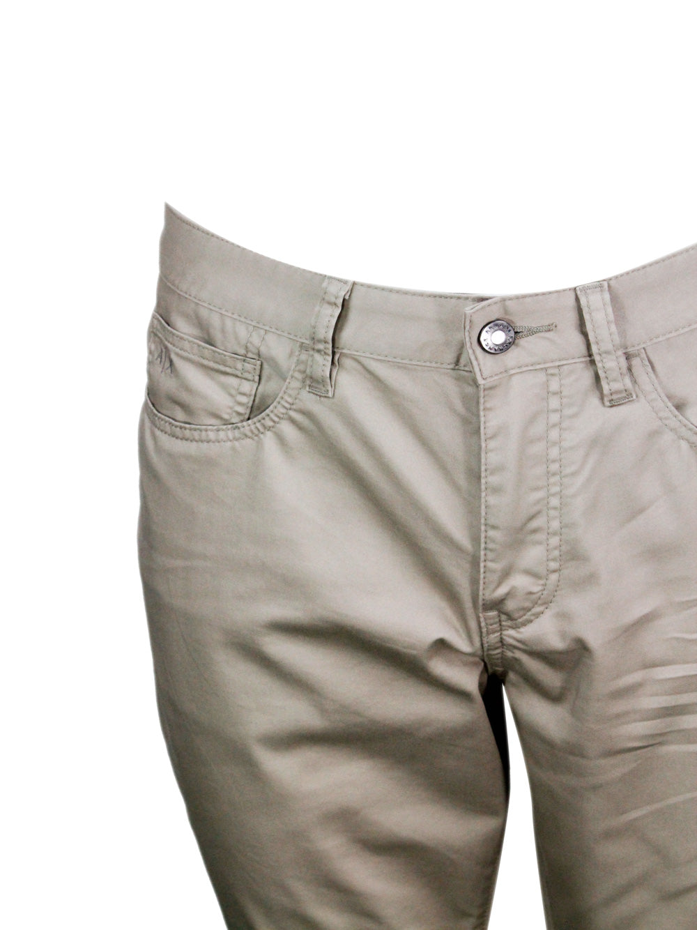 Armani Exchange Trousers Beige 60co 35pl 2ea