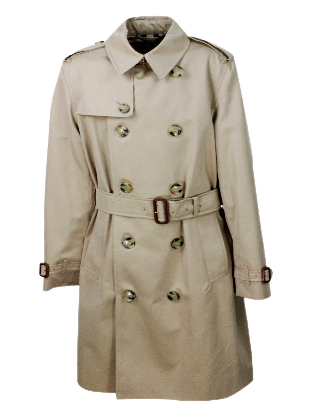 Burberry Coats Beige 100co