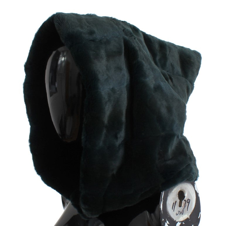 Dolce & Gabbana 100% Weasel Fur scarf in green — view 2