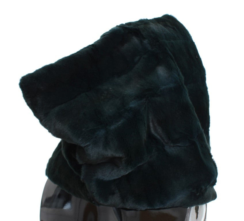 Dolce & Gabbana 100% Weasel Fur scarf in green — view 4