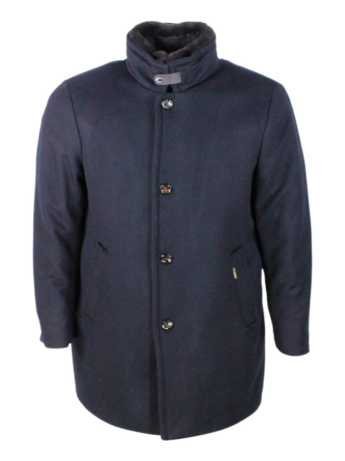 Moorer Coats Blue 90wv 10ws