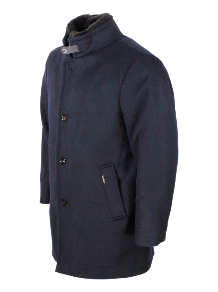 Moorer Coats Blue 90wv 10ws