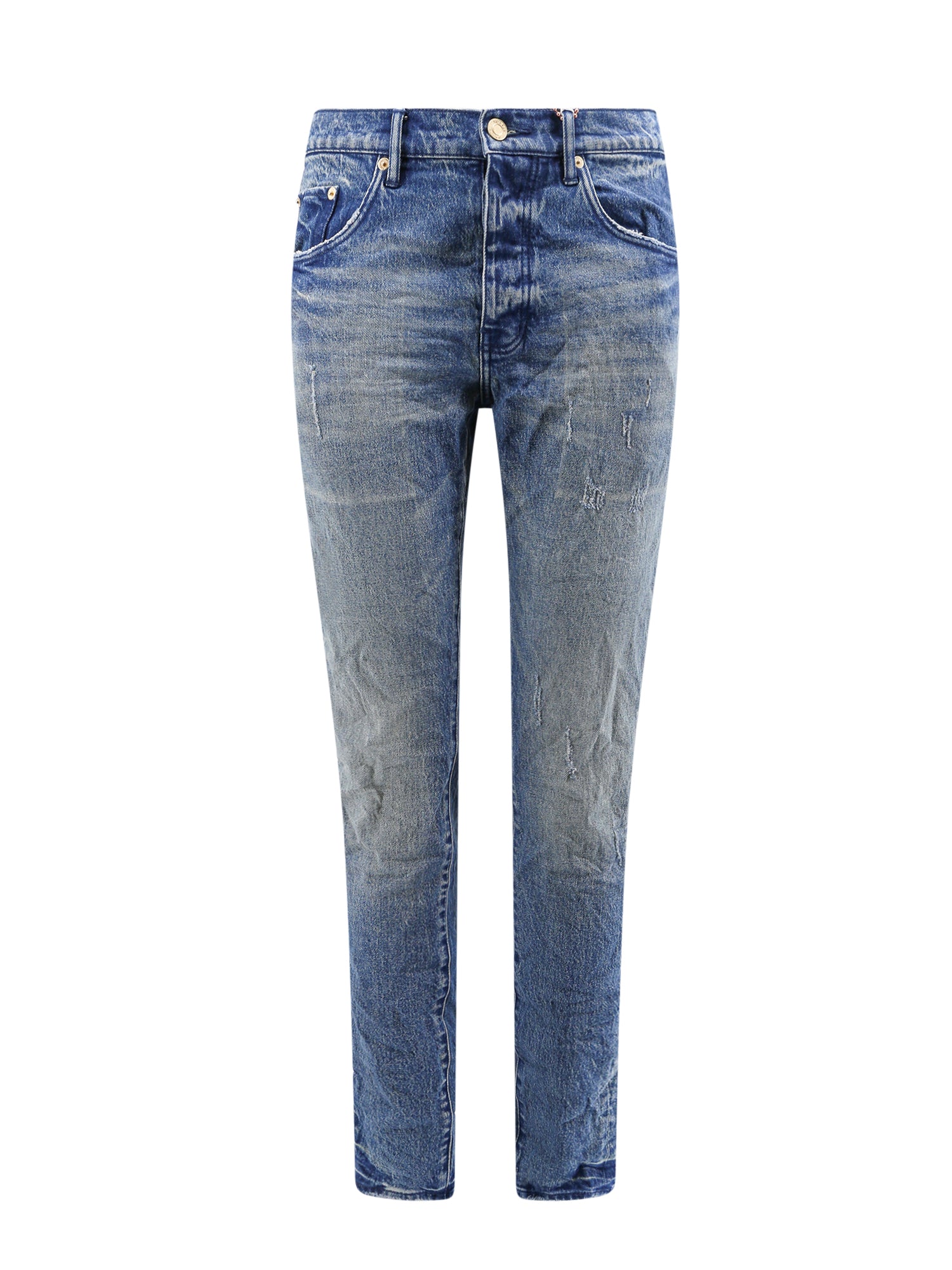 Purple Brand Jeans Blue Cotone Elastan