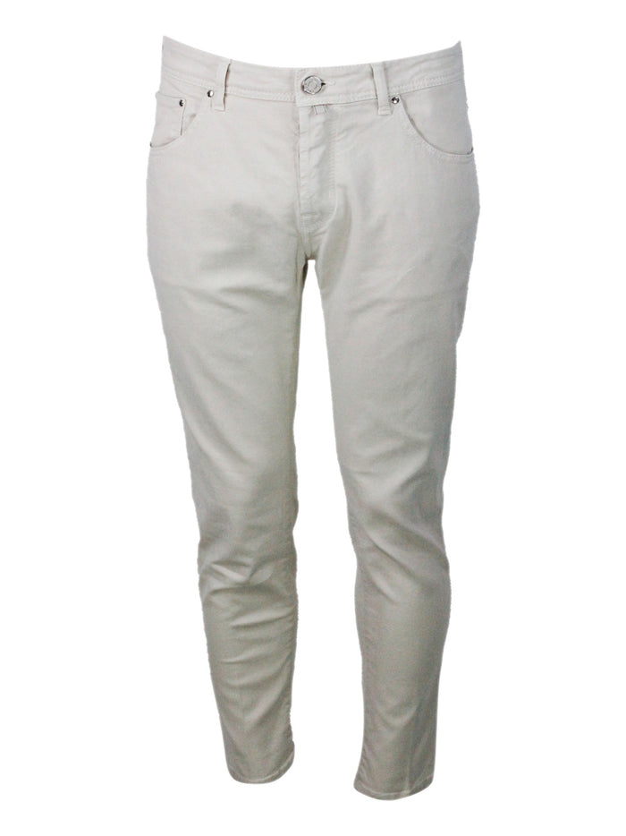 Jacob Cohen Trousers Cream 49ly 49co 2ea