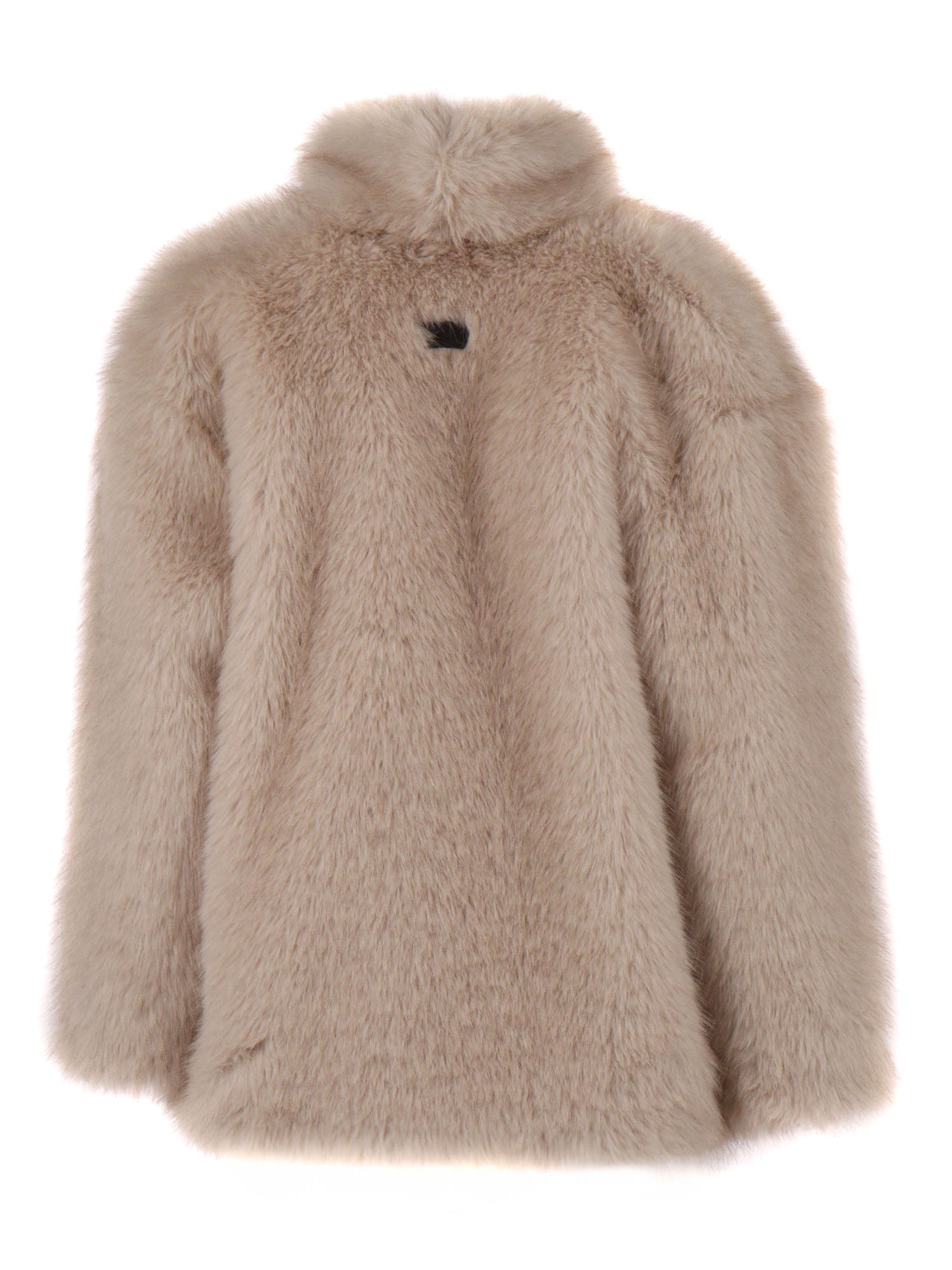 Fur Coat Girl Beige Polyester