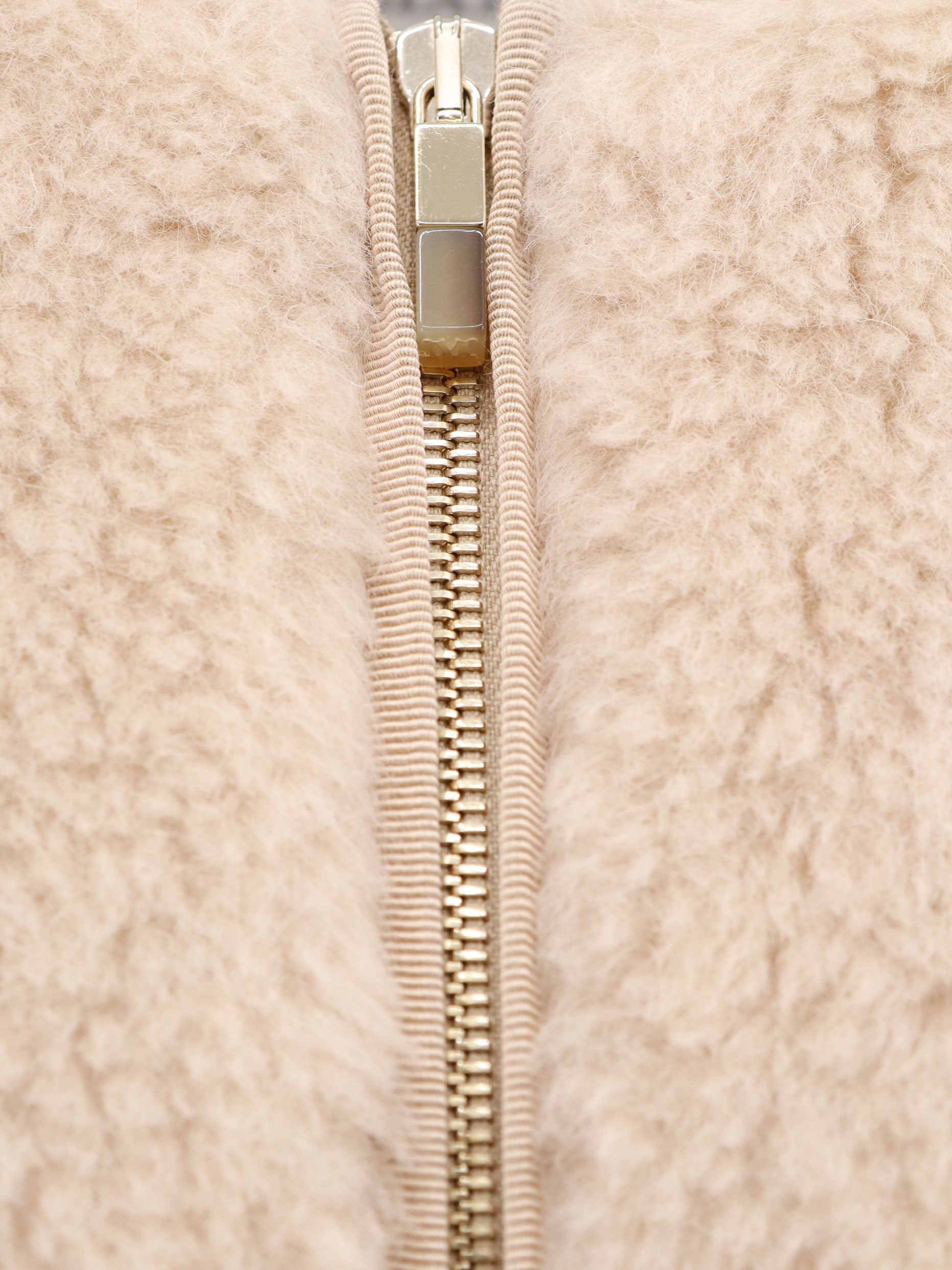 Max Mara Jackets Beige Alpaca Lana Vergine Seta