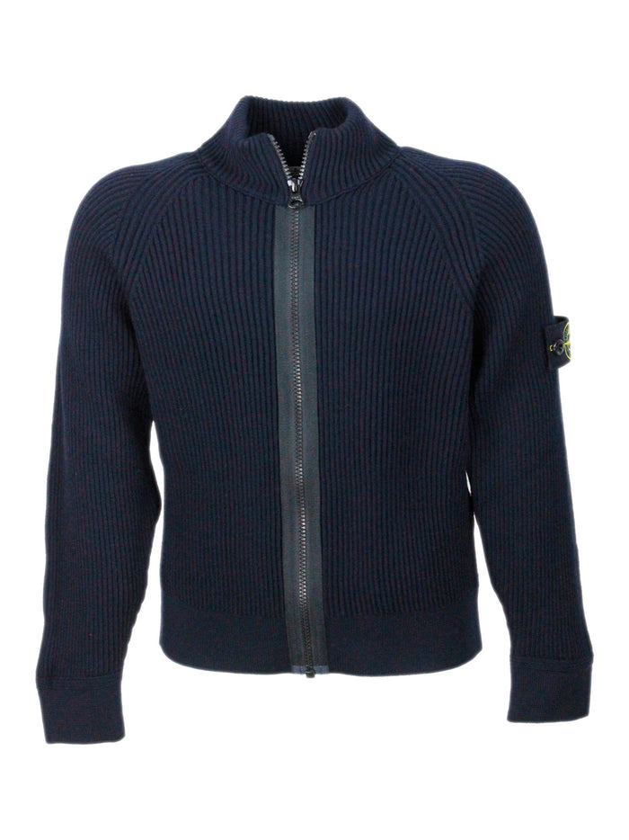 Stone Island Sweaters Blue 100wv
