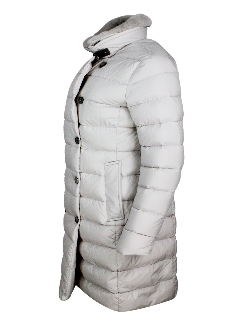Moorer Coats White 100ny