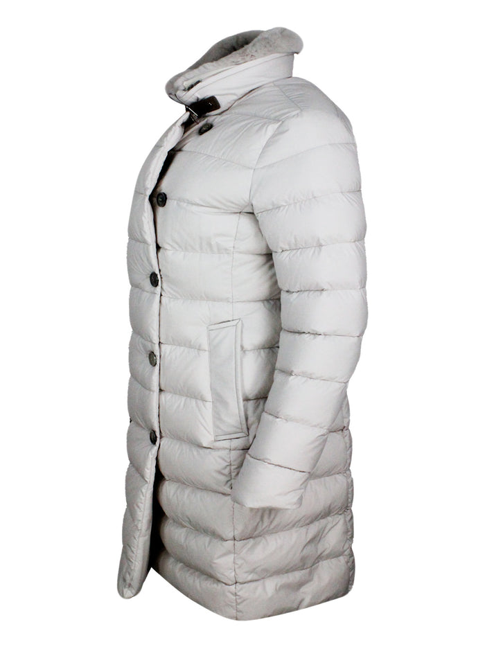 Moorer Coats White 100ny