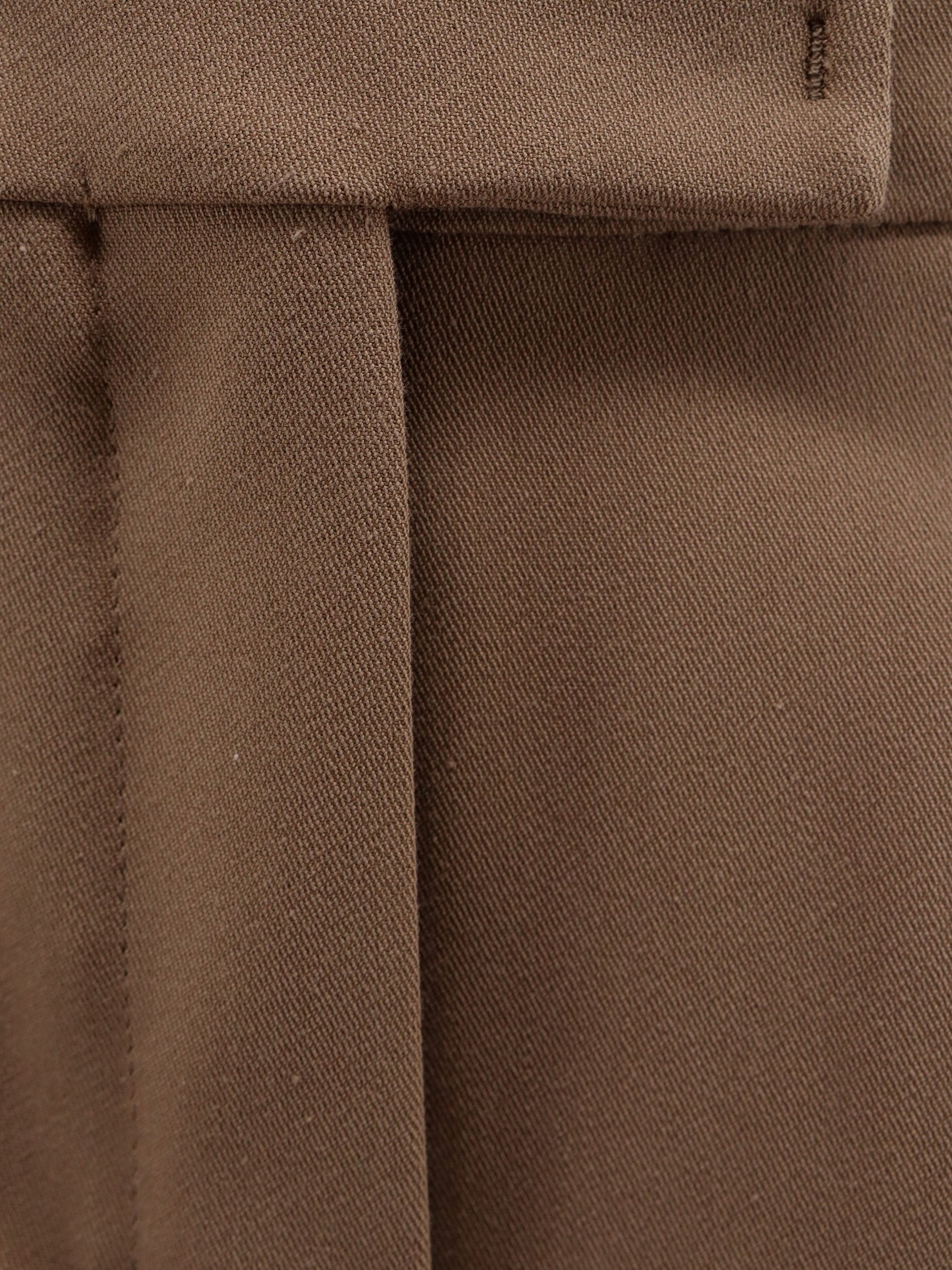 S Max Mara Rtw Brown Viscosa Cotone Elastan