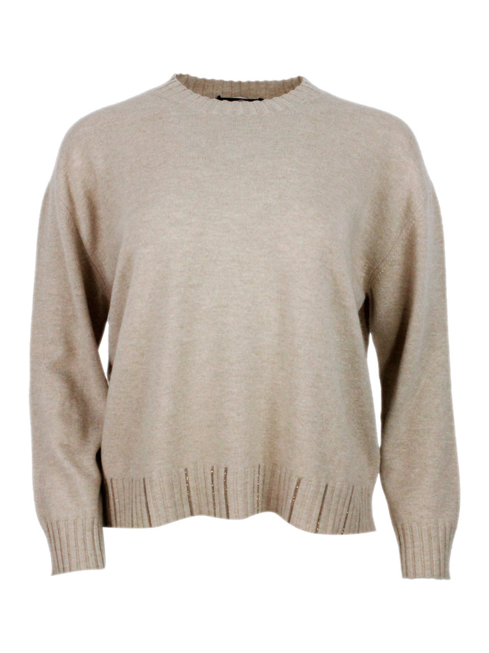 Fabiana Filippi Sweaters Beige 75wv 15se 10ws