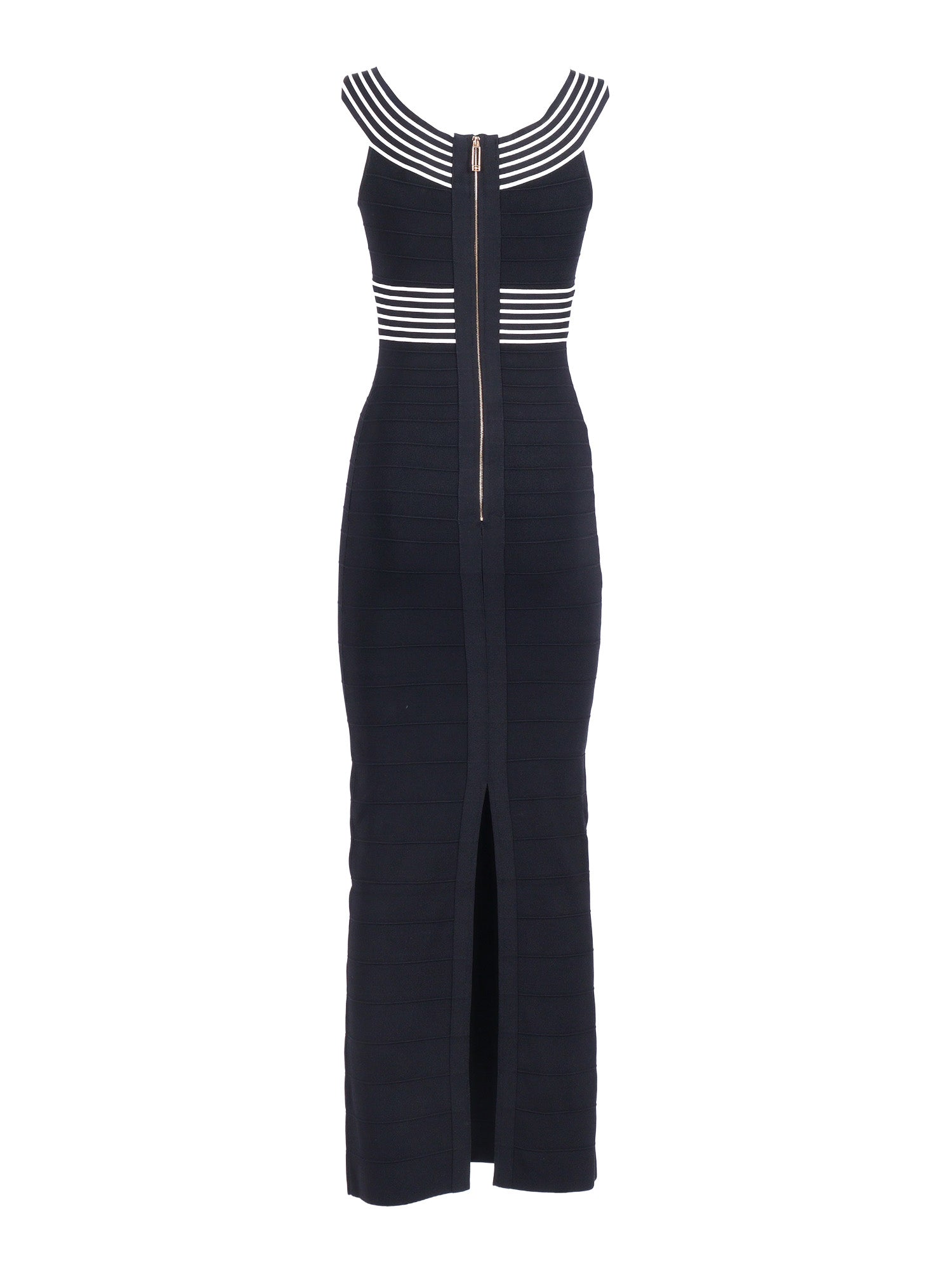 KNIT DRESS Blue Viscose Polyamide Midi