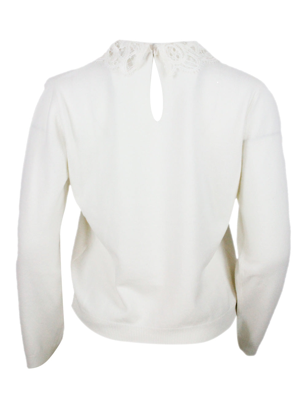 Fabiana Filippi Sweaters White 75wv 15se 10ws