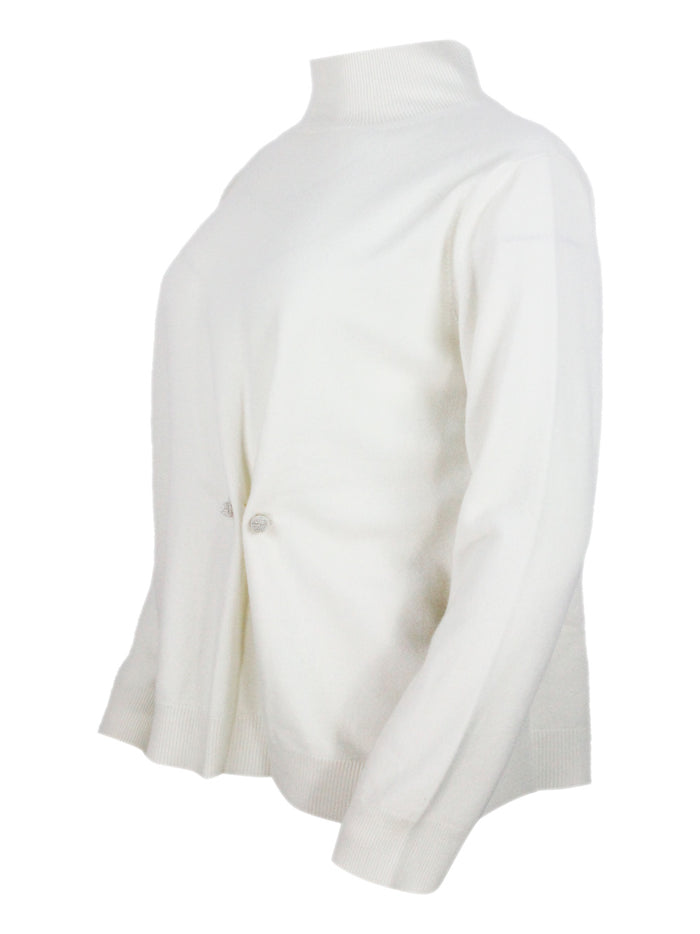 Fabiana Filippi Sweaters White 75wv 15se 10ws