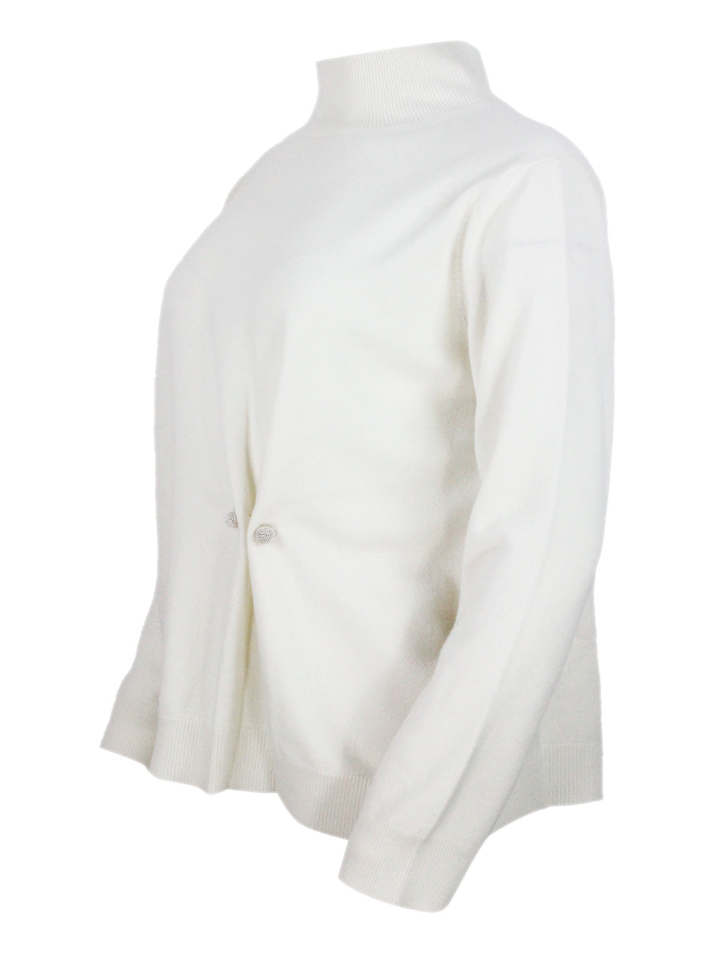Fabiana Filippi Sweaters White 75wv 15se 10ws