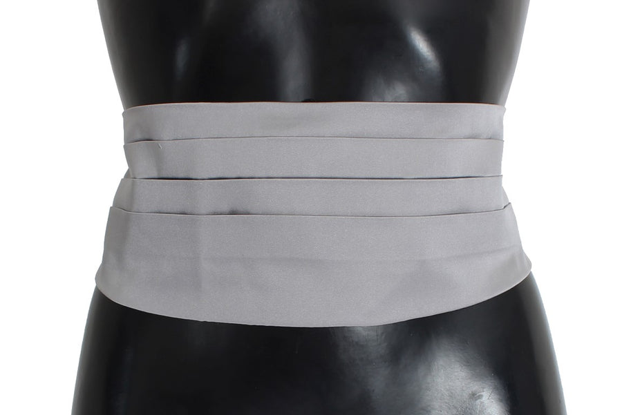 Dolce & Gabbana 100% Silk belt in gray