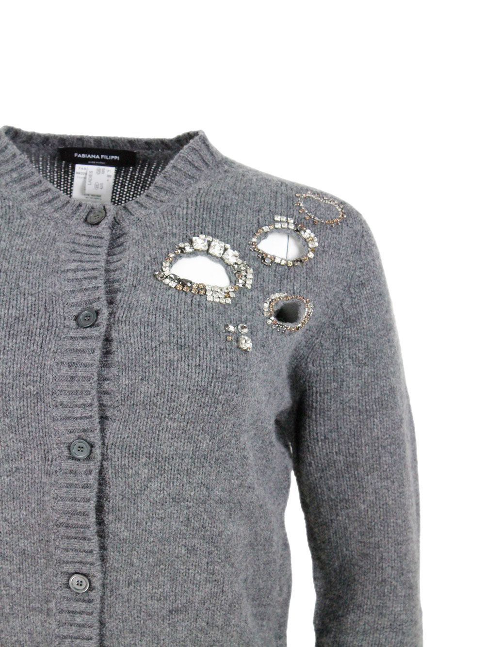 Fabiana Filippi Sweaters Grey 75wv 15se 10ws