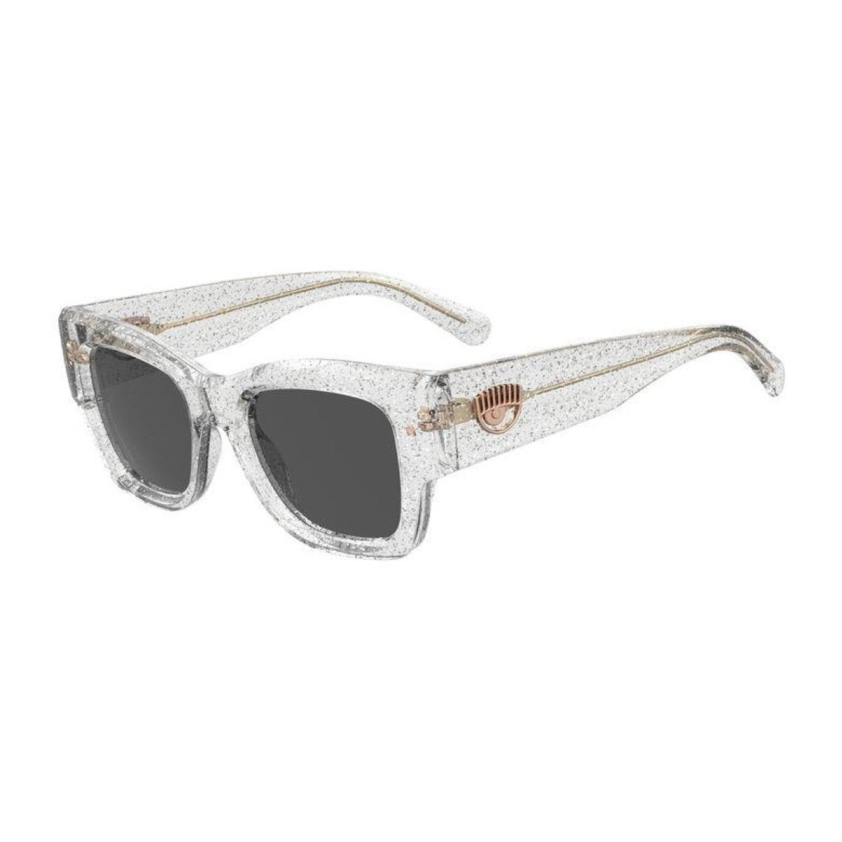 Chiara Ferragni Cf 7023-S Transparent Acetato Sunglasses