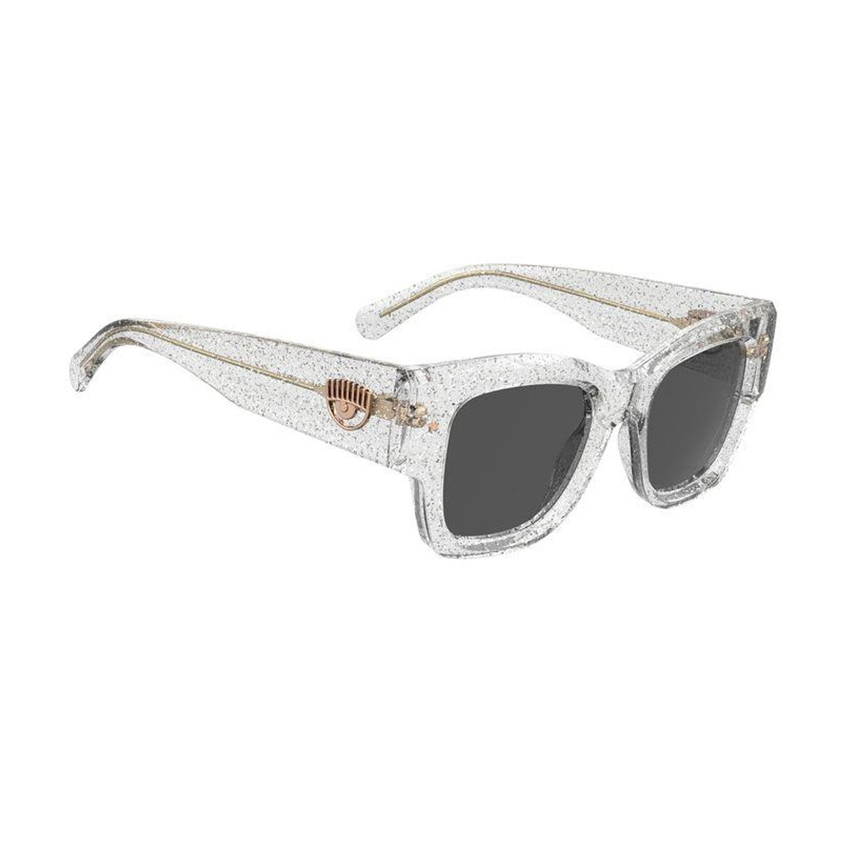 Chiara Ferragni Cf 7023-S Transparent Acetato Sunglasses