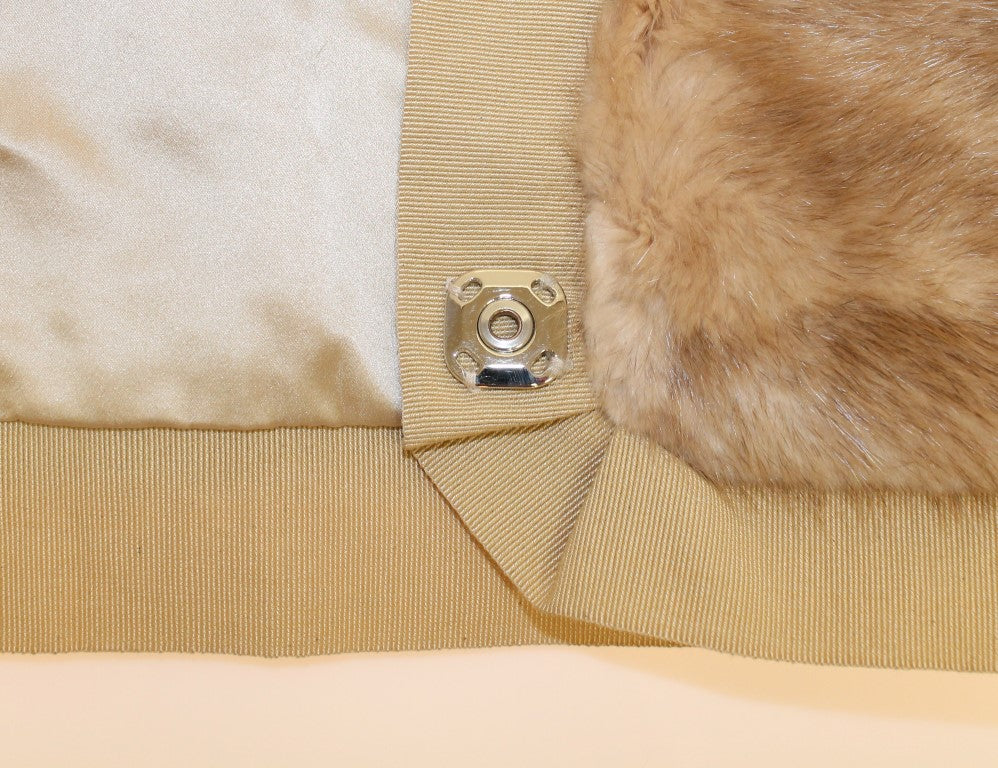 Dolce & Gabbana 100% Mink Fur scarf in beige — view 4