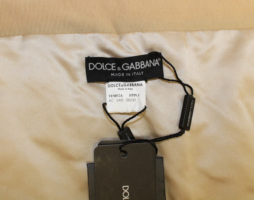 Dolce & Gabbana 100% Mink Fur scarf in beige — view 6