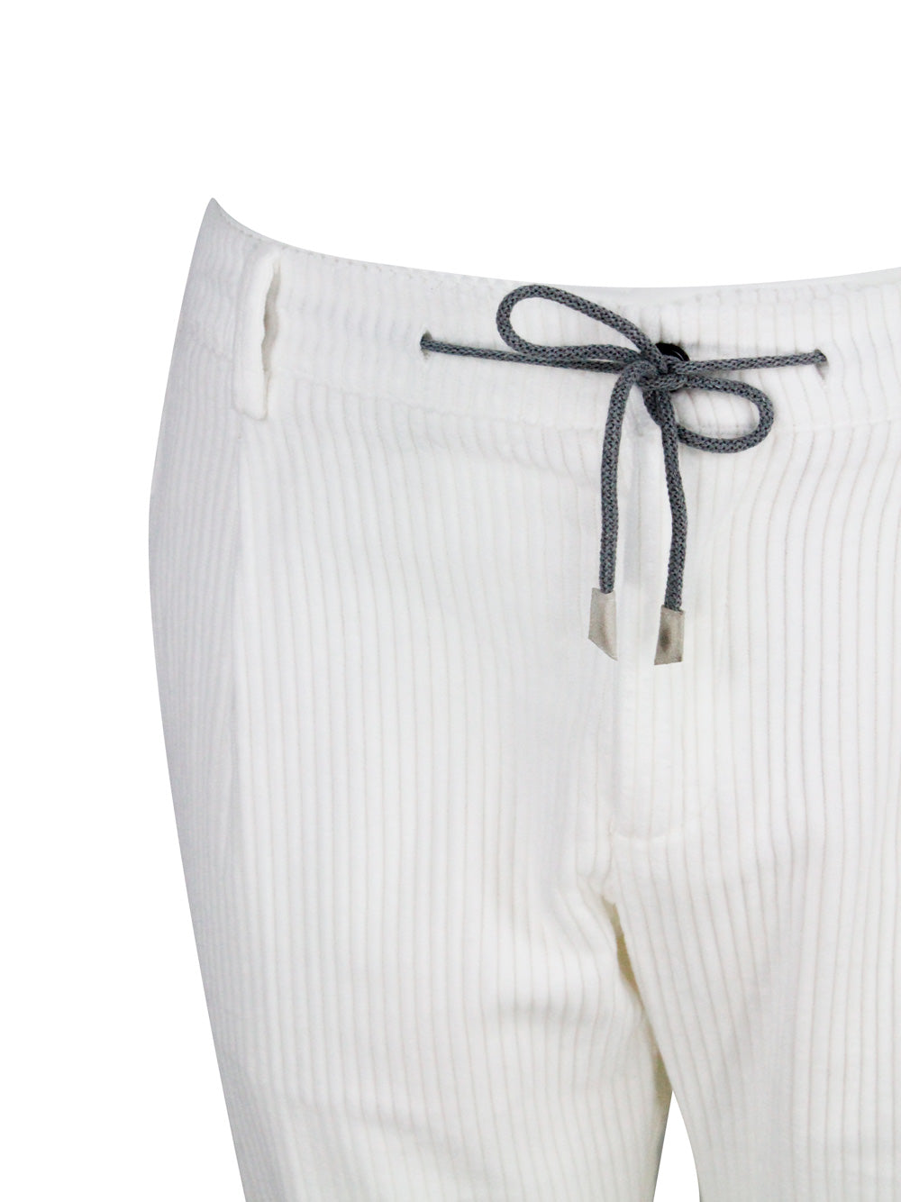 Eleventy Trousers White 100co