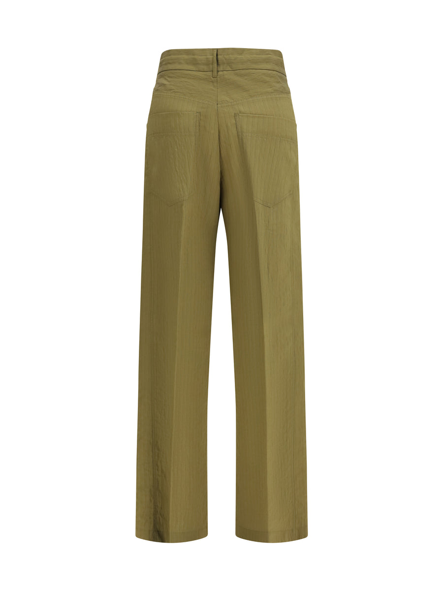 Trousers Iris Olive Modal