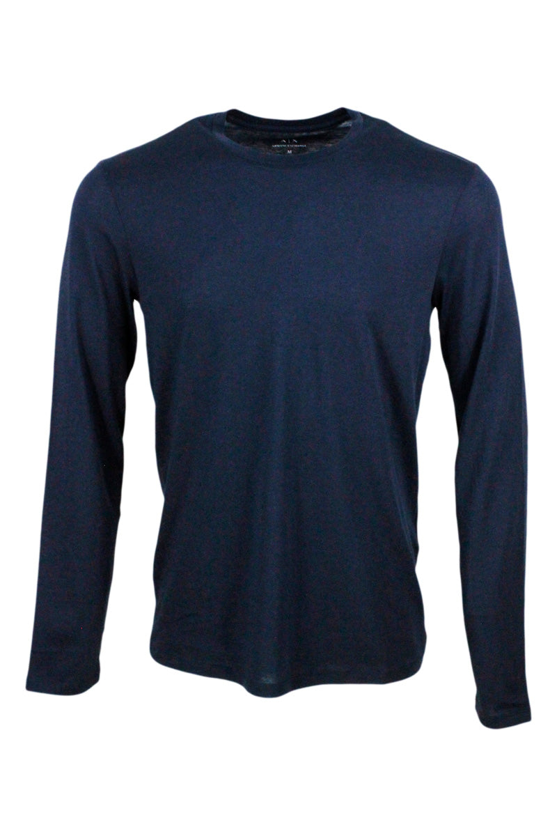 ARMANI EXCHANGE T-shirts and Polos Blue 100co