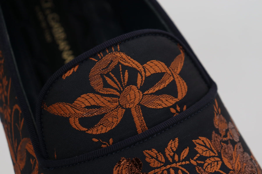 Dolce & Gabbana 7% Cotton loafer in navy