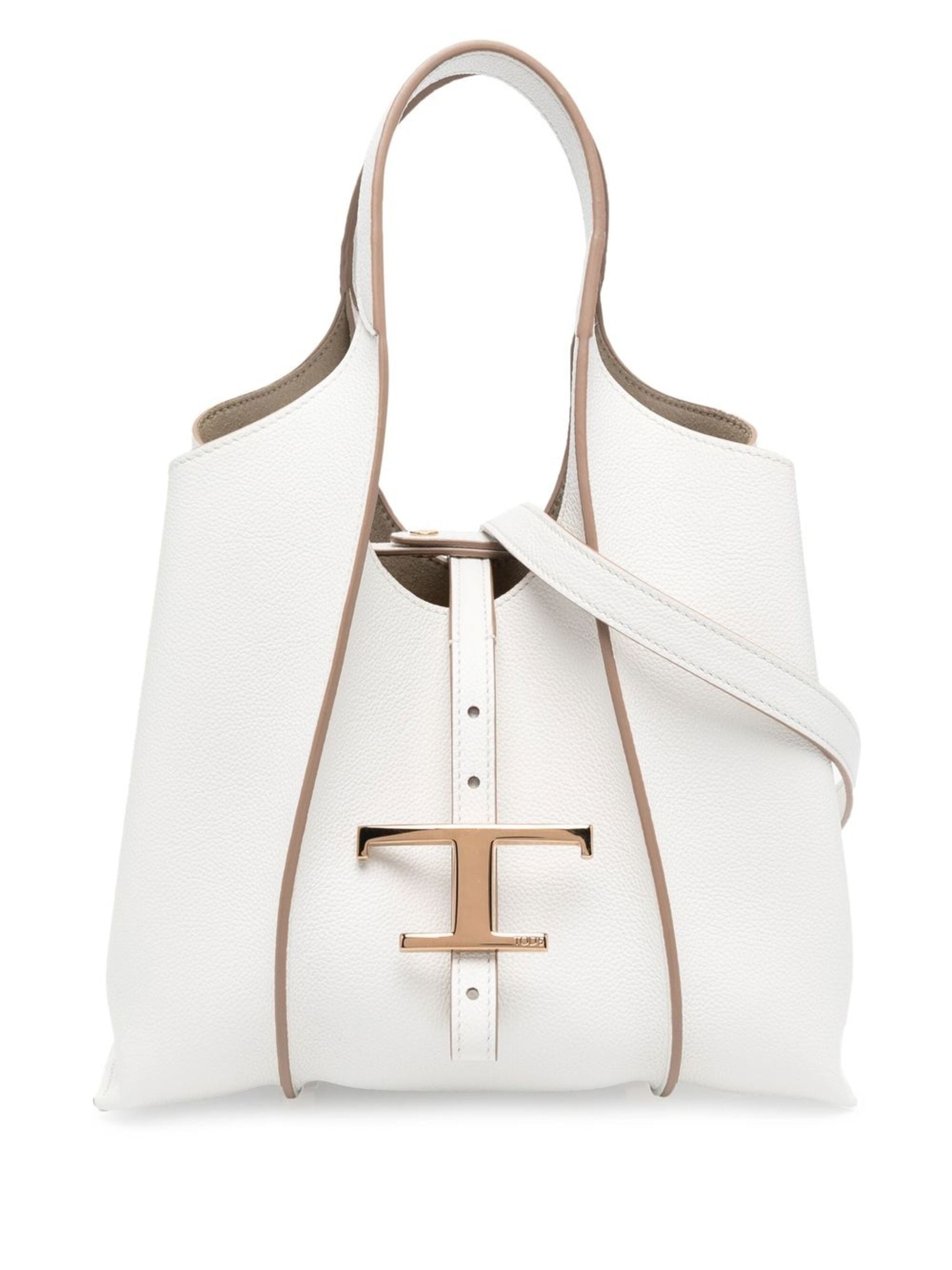 Borsa Shopping T Timeless Nude & Neutrals Leather |