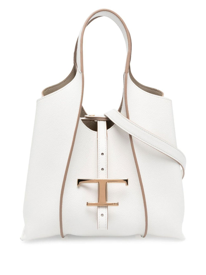 Borsa Shopping T Timeless Nude & Neutrals Leather |