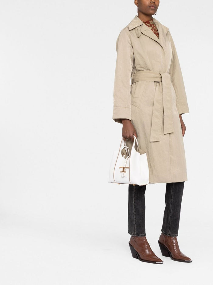 Borsa Shopping T Timeless Nude & Neutrals Leather |