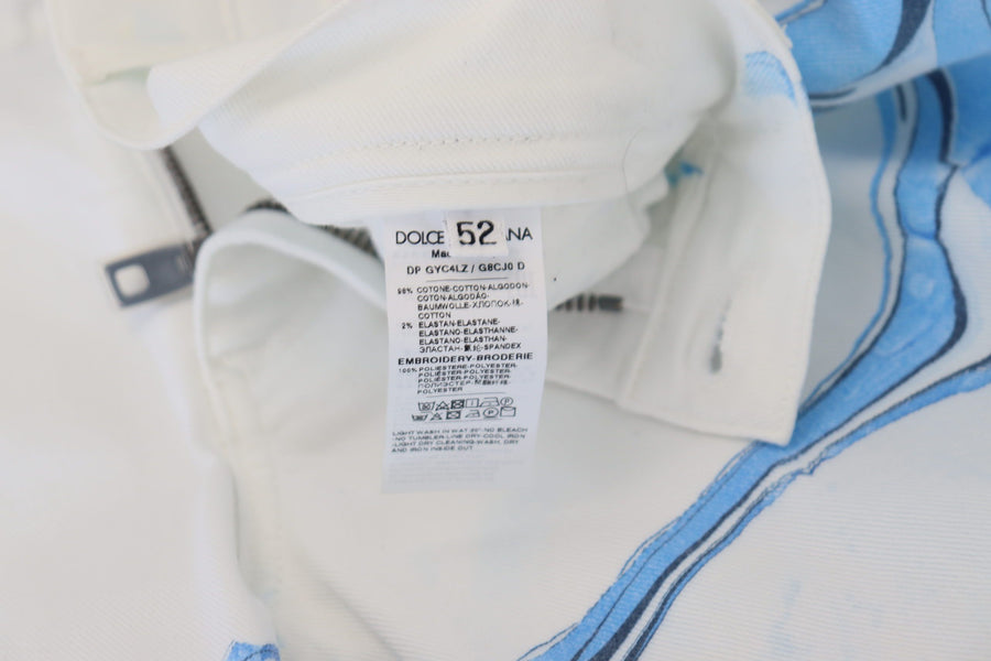 Dolce & Gabbana 98% Cotton jeans in white