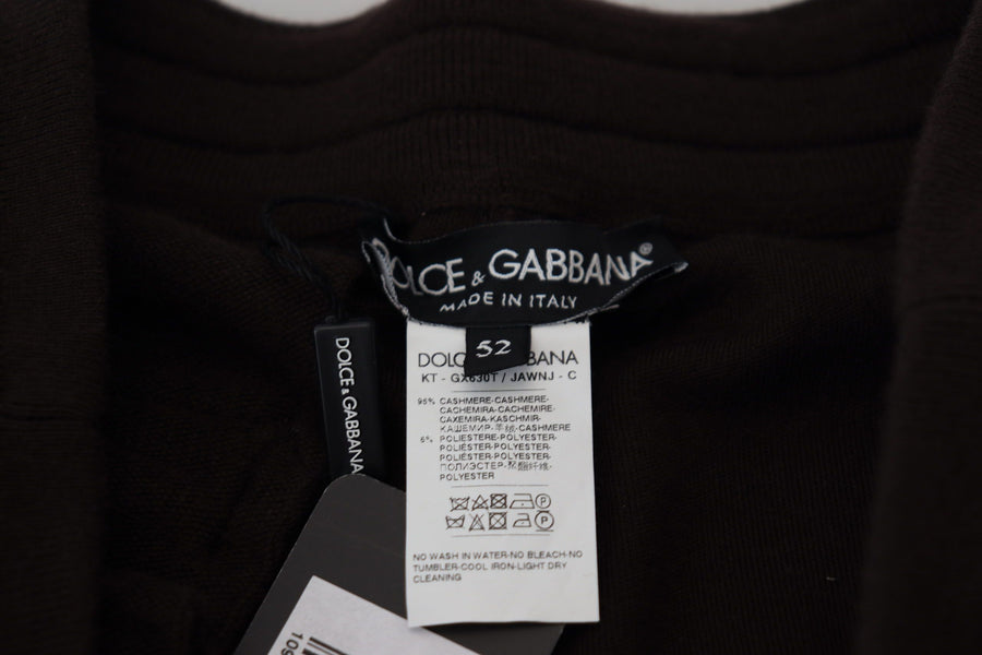 Dolce & Gabbana 95% Cashmere trousers in brown