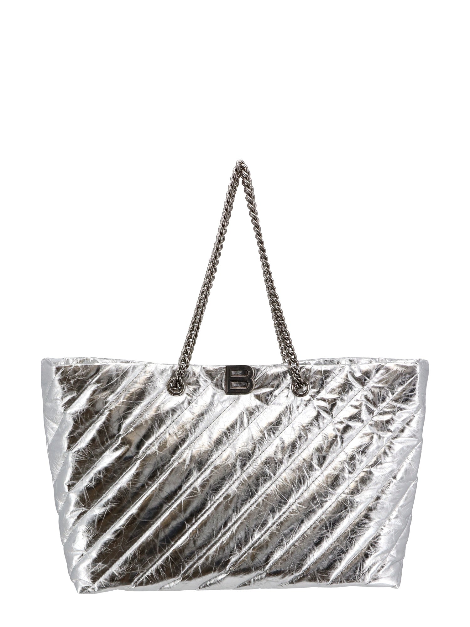 Balenciaga Bags Silver Pelle