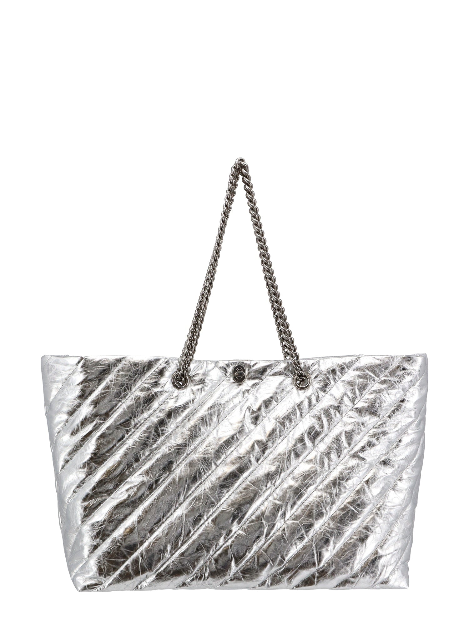 Balenciaga Bags Silver Pelle