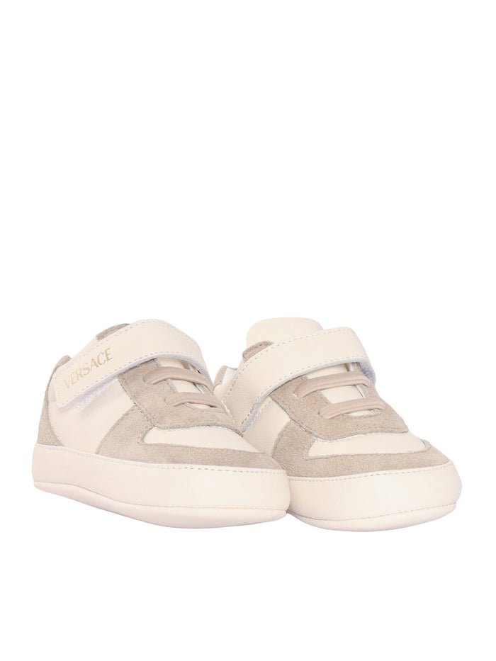 Low Top Beige Kid Sneaker
