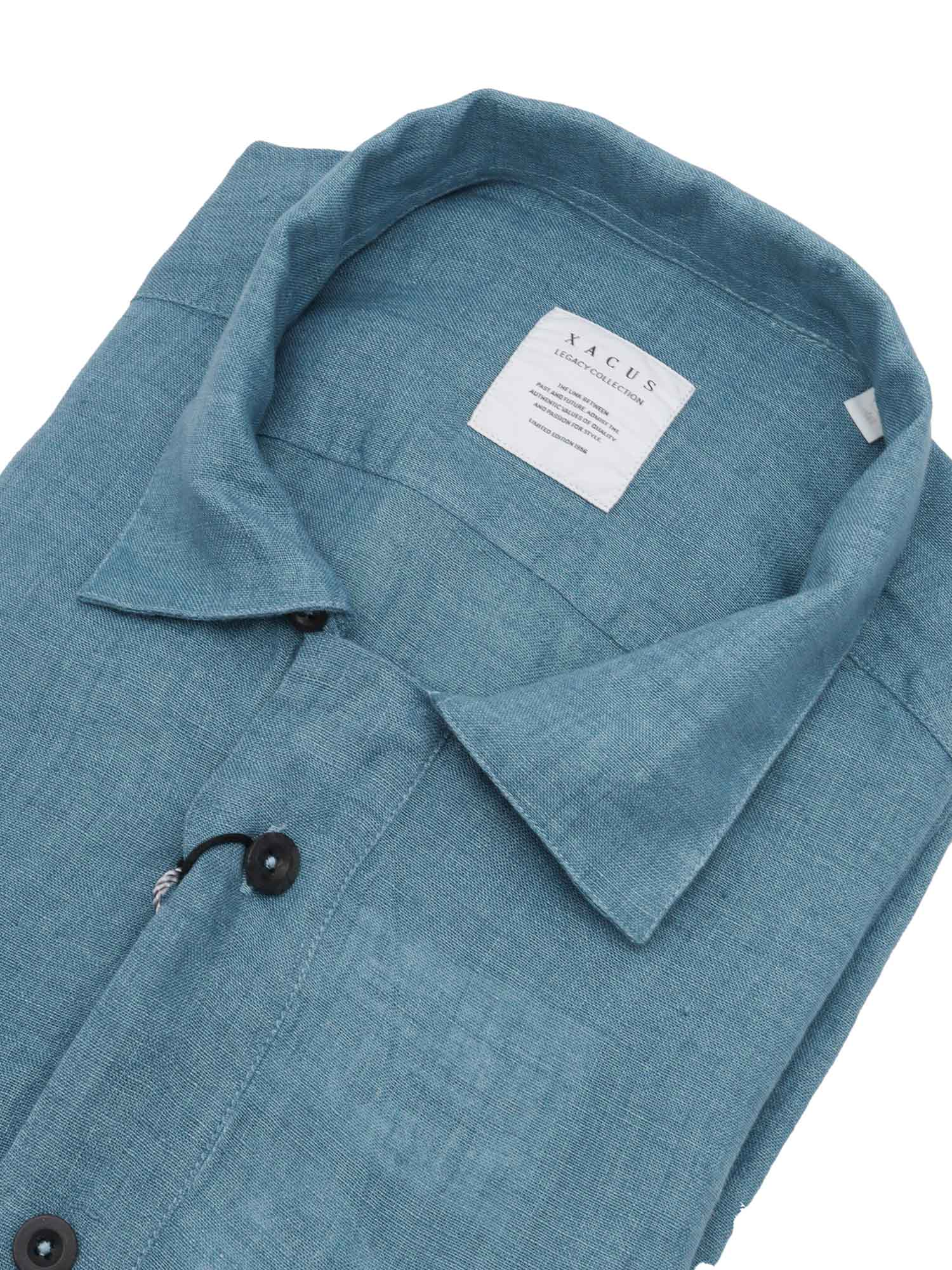 SHIRT Light Blue Linen