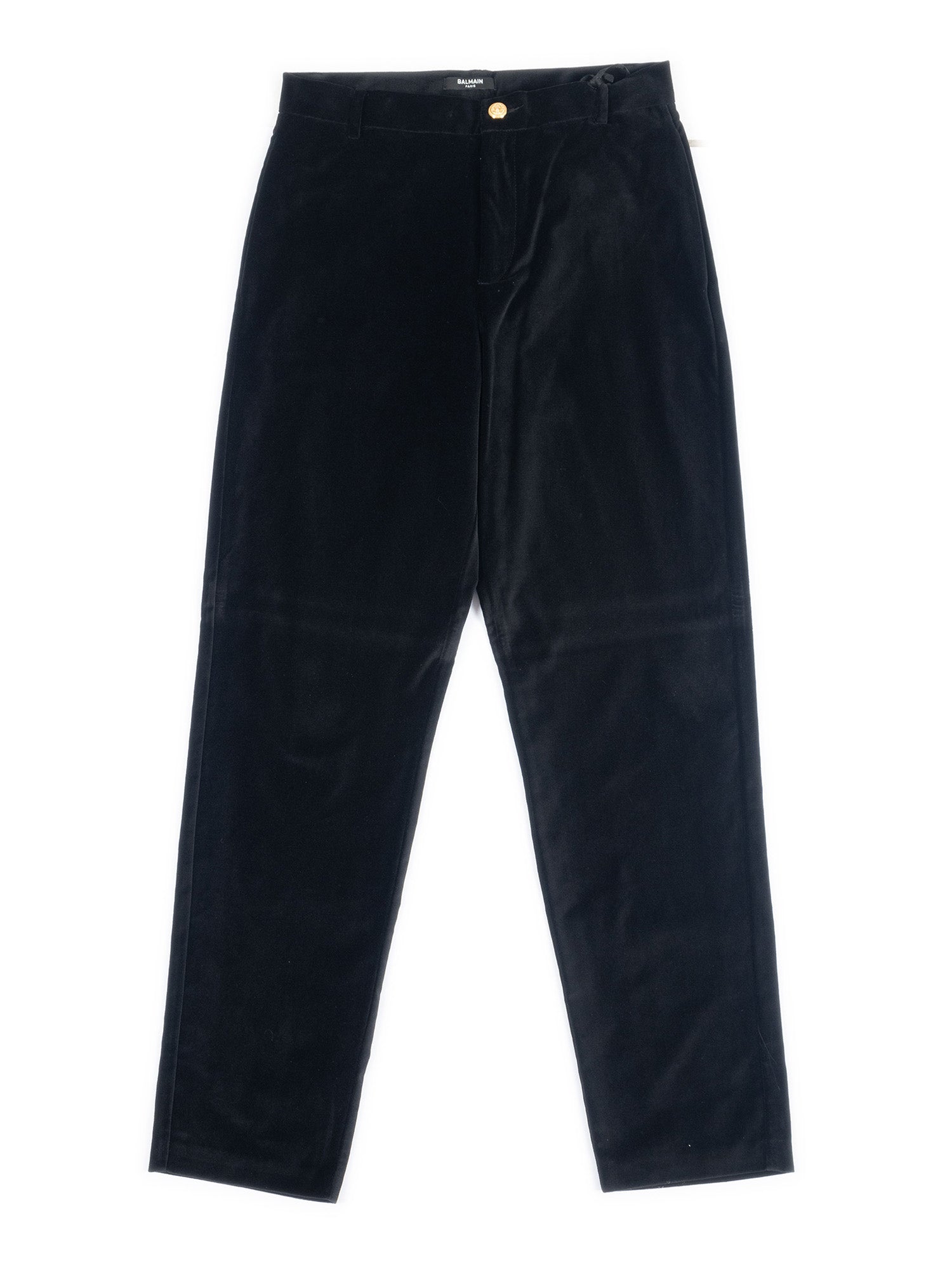 Suit Trousers Black Cotton