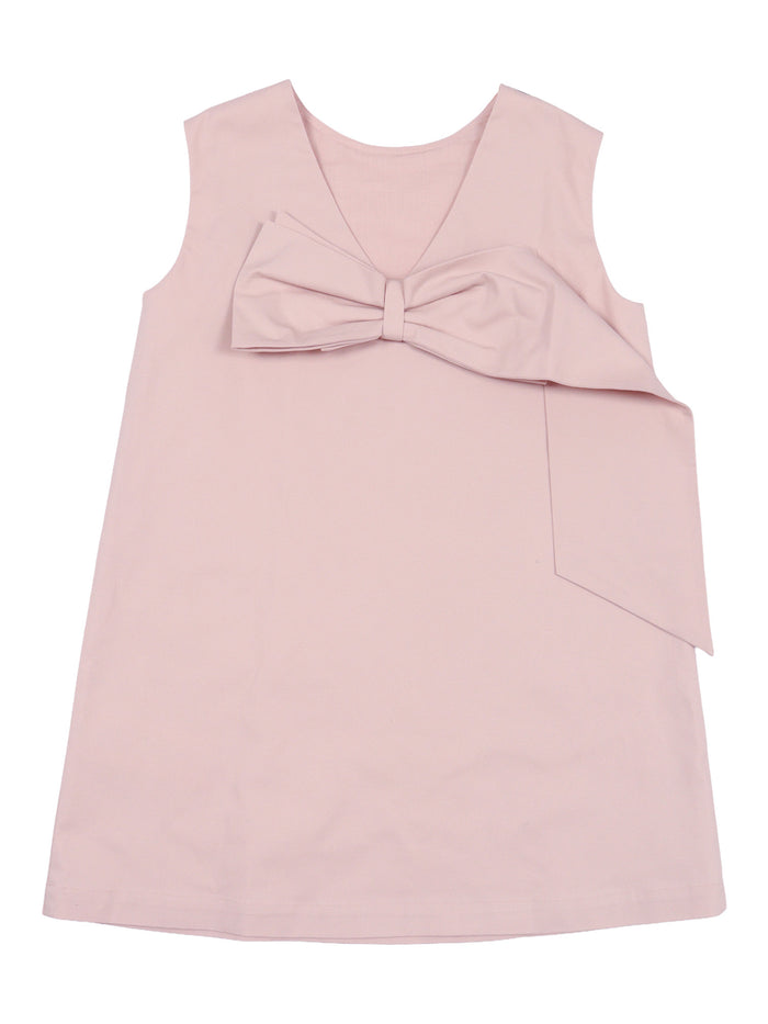 Woven Dress Pink Cotton Elastane Lining