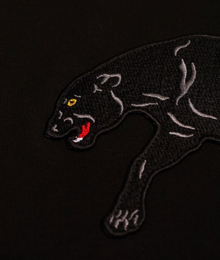 Cotton Sweatshirt Black Panther Round Neck Sweater