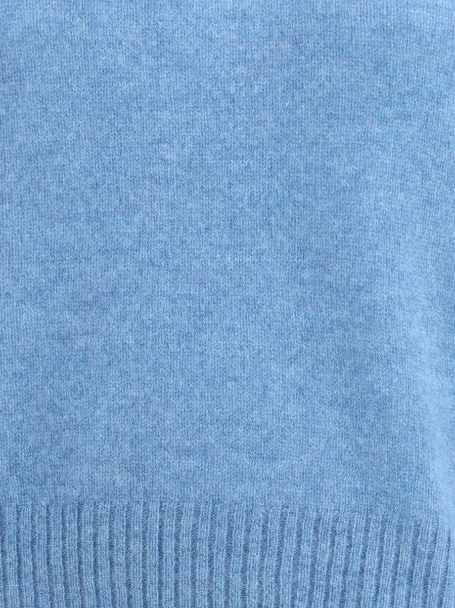 Crewneck Cashmere Sweater Sky (capra Hircus)