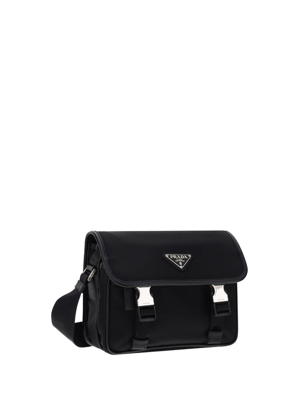 Shoulder Bag Re-Nylon Black Polyamide