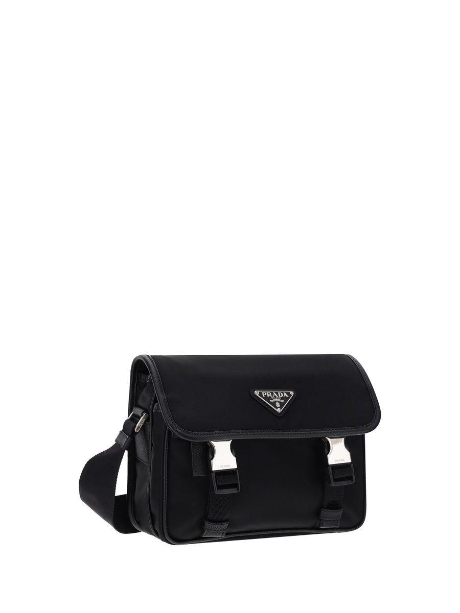 Shoulder Bag Re-Nylon Black Polyamide
